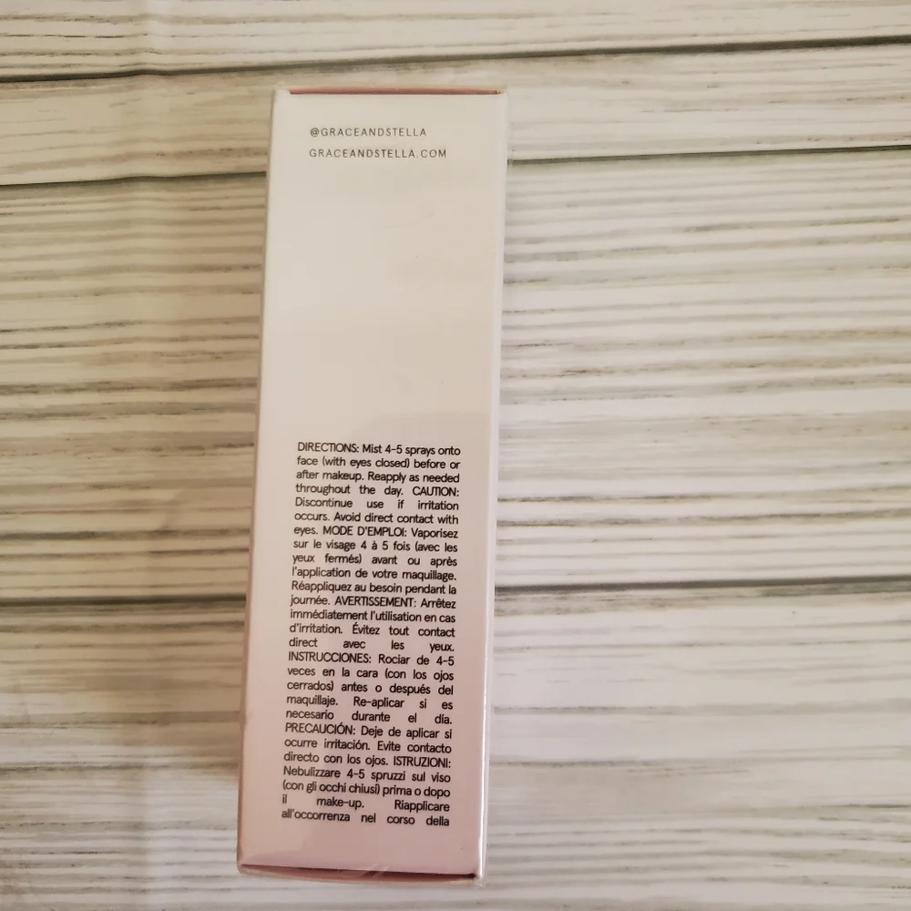 grace stella spray all day rose spray 1 fl oz New hydrating facial spray  new in